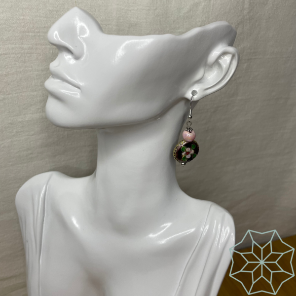 Boucles d'oreilles prune – Image 2