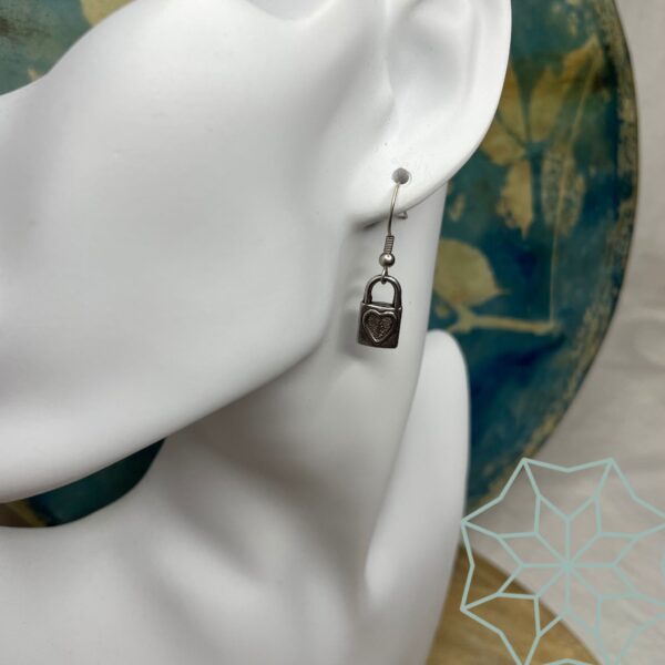 Boucles d'oreilles Cadenas Coeur
